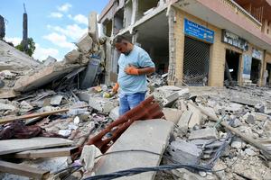 LIBANO-DEIR QANOUN EN NAHR-ATAQUES ISRAELIES-SECUELAS