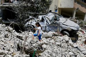LIBANO-DEIR QANOUN EN NAHR-ATAQUES ISRAELIES-SECUELAS