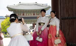 REPUBLICA DE COREA-SEUL-PALACIO GYEONGBOKGUNG-TURISMO