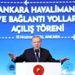 TURQUIA-ANKARA-AEROPUERTO DE ANKARA-ERDOGAN-CEREMONIA DE INAUGURACION