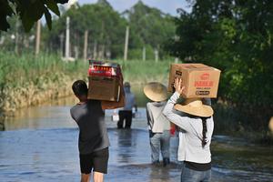 CHINA-GUANGXI-TIFON-INUNDACION-RESCATE