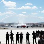 TURQUIA-ANKARA-AEROPUERTO DE ANKARA-ERDOGAN-CEREMONIA DE INAUGURACION