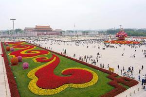 CHINA-BEIJING-PLAZA TIAN'ANMEN-CESTA DE FLORES