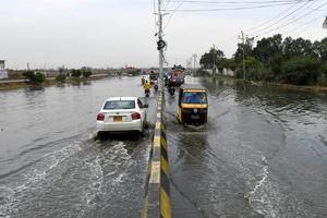 PAKISTAN-KARACHI-LLUVIAS-SECUELAS
