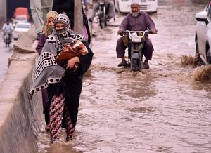 PAKISTAN-KARACHI-LLUVIAS-SECUELAS