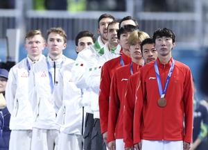 ITALIA-MILAN-JUEGOS OLIMPICOS DE INVIERNO-PATINAJE DE VELOCIDAD-PERSECUCION POR EQUIPOS MASCULINO-FINALES