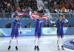 ITALIA-MILAN-JUEGOS OLIMPICOS DE INVIERNO-PATINAJE DE VELOCIDAD-PERSECUCION POR EQUIPOS MASCULINO-FINALES