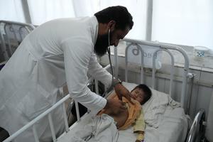 AFGANISTAN-KABUL-NIÑOS-DESNUTRICION