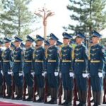 KIRGUISTAN-BISHKEK-CHINA-XI JINPING-CEREMONIA DE BIENVENIDA