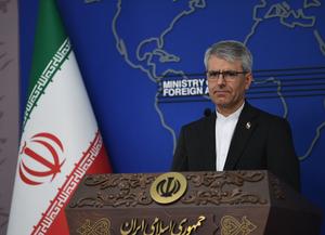 IRAN-TEHERAN-MINISTERIO DE RELACIONES EXTERIORES-CONFERENCIA DE PRENSA