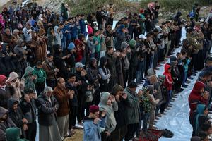 MEDIO ORIENTE-CIUDAD DE GAZA-EID AL-FITR-ORACIONES