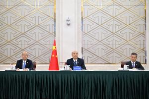 CHINA-LIU GUOZHONG-AFRICA-BROTE DE EBOLA-REUNION