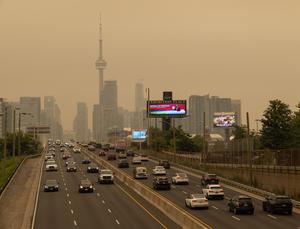 CANADA-TORONTO-INCENDIO FORESTAL-CALIDAD DEL AIRE