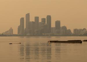 CANADA-TORONTO-INCENDIO FORESTAL-CALIDAD DEL AIRE
