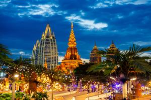 CHINA-YUNNAN-XISHUANGBANNA-MERCADO NOCTURNO STARLIGHT-TURISMO