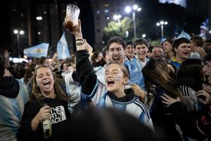 ARGENTINA-BUENOS AIRES-FUTBOL-COPA MUNDIAL DE LA FIFA 2026-AFICIONADOS-FESTEJOS