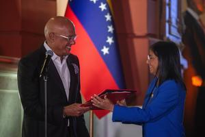 VENEZUELA-CARACAS-RODRIGUEZ-LEY DE AMNISTIA-PROMULGACION