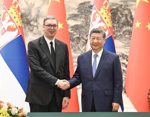 CHINA-BEIJING-XI JINPING-PRESIDENTE SERBIO-CONVERSACIONES