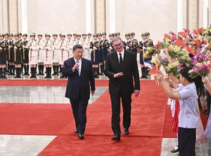 CHINA-BEIJING-XI JINPING-PRESIDENTE SERBIO-CONVERSACIONES