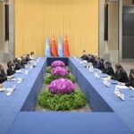 CHINA-SHANGHAI-XI JINPING-JEFE DE LA ONU-REUNION
