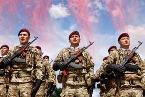 RUMANIA-BUCAREST-DIA DE LAS FUERZAS TERRESTRES