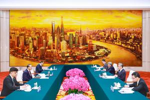 CHINA-BEIJING-WANG YI-PAKISTAN-MUNIR-REUNION