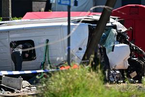 BELGICA-BUGGENHOUT-COLISION DE AUTOBUS ESCOLAR