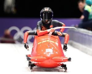 ITALIA-CORTINA D'AMPEZZO-JUEGOS OLIMPICOS DE INVIERNO-BOBSLEIGH DOBLE-FEMENINO