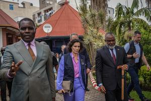 REPUBLICA DEMOCRATRICA DEL CONGO-GOMA-FUNCIONARIA DE LA UE-VISITA-GRUPO REBELDE