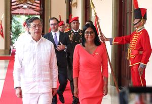 VENEZUELA-CARACAS-COLOMBIA-RODRIGUEZ-PETRO-VISITA