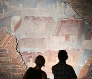 ITALIA-ROMA-BAÑOS DE TRAJANO-ARQUEOLOGIA-RESTAURACION