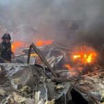 LIBANO-BEIRUT-ATAQUE AEREO-INCENDIO