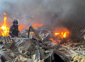 LIBANO-BEIRUT-ATAQUE AEREO-INCENDIO