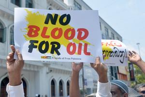 SRI LANKA-COLOMBO-EEUU-ISRAEL-IRAN-PROTESTA