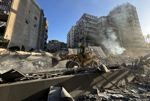 LIBANO-BEIRUT-ATAQUE AEREO ISRAELI