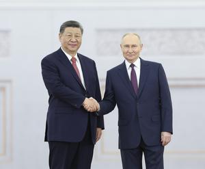 RUSIA-MOSCU-VLADIMIR PUTIN-CHINA-XI JINPING-CONVERSACIONES