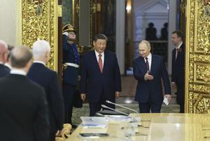 RUSIA-MOSCU-VLADIMIR PUTIN-CHINA-XI JINPING-CONVERSACIONES