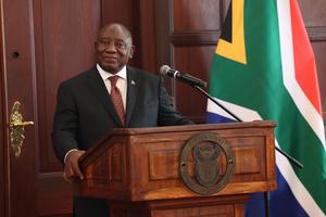 SUDAFRICA-PRETORIA-PRESIDENTE-ACUERDO DE ALTO AL FUEGO SOBRE IRAN