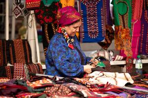 TURKMENISTAN-ASHGABAT-BAZAR ORIENTAL