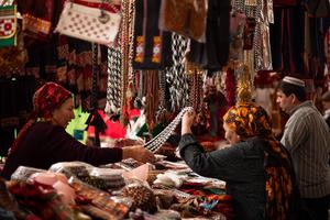 TURKMENISTAN-ASHGABAT-BAZAR ORIENTAL