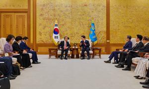 REPUBLICA DE COREA-SEUL-PRESIDENTE-CHINA-WANG YI-REUNION