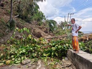 FILIPINAS-PROVINCIA DE SARANGANI-TERREMOTO-SECUELAS
