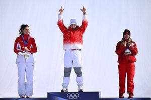 ITALIA-LIVIGNO-JUEGOS OLIMPICOS DE INVIERNO-ESQUI ACROBATICO-ESQUI SLOPESTYLE FEMENINO-CEREMONIA DE PREMIACION