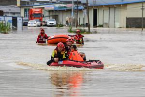 CHINA-GUANGXI-NANNING-INUNDACION-RESCATE