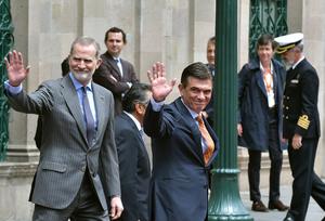 BOLIVIA-LA PAZ-REY DE ESPAÑA-VISITA OFICIAL