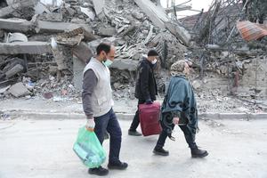 IRAN-TEHERAN-ATAQUES AEREOS-SECUELAS