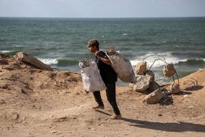 MEDIO ORIENTE-GAZA-PERSONAS DESPLAZADAS