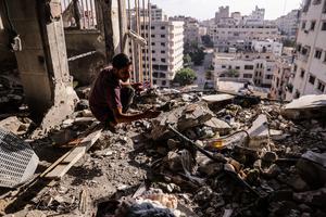 MEDIO ORIENTE-CIUDAD DE GAZA-ATAQUES AEREOS