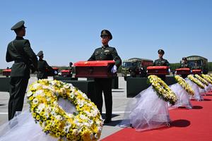 CHINA-SHENYANG-REPUBLICA DE COREA-MARTIRES-REPATRIACION