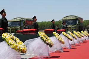 CHINA-SHENYANG-REPUBLICA DE COREA-MARTIRES-REPATRIACION